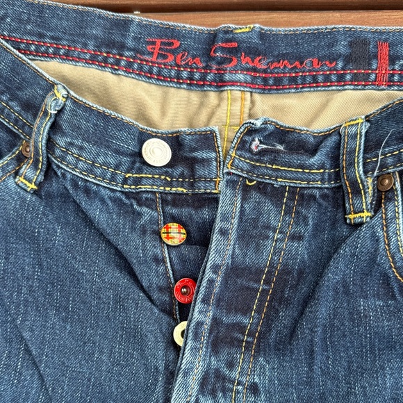 Ben Sherman Vintage Classic Blue Men's Jeans Size 34/32 - Picture 2 of 8